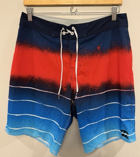 Billabong Swim Trunks Mens 32 Splattered Print Board Shorts