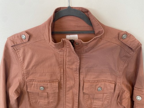 Kensie Juniors Pink Utility Jacket Sz M