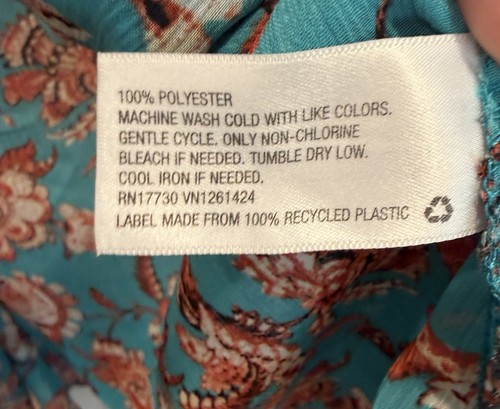 Xhilaration Blue Dusty Rose Floral Lightweight Cardigan - photo 5