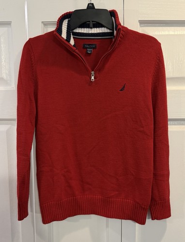 Polo Ralph Lauren Sweater Boys M Big Pony 3/4 Zip - photo 2