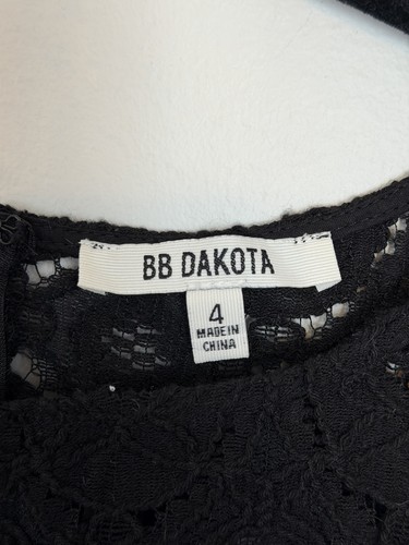 BB Dakota Black Lace Fit & Flare Sleeveless Party Cocktail Dress - photo 3