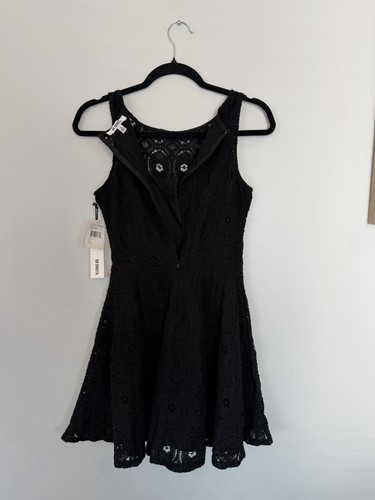 BB Dakota Black Lace Fit & Flare Sleeveless Party Cocktail Dress - photo 5