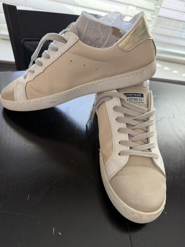 Women’s 7.5 Canvas & suede sneakers, Vintage Havana Bianca - photo 2