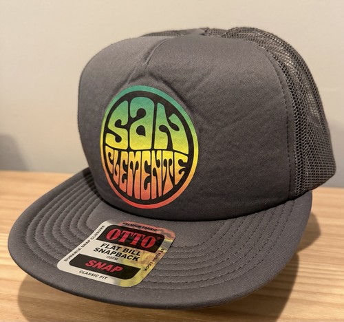 San Clemente Otto Flat Bill Snapback Hat Adjustable Tie-dye - photo 5