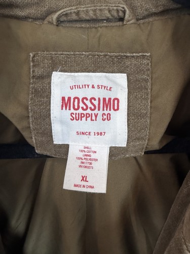 Vtg Mossimo Blazer Brown Corduroy Double Breasted Womens XL - photo 3