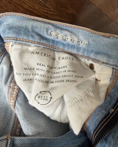 American Eagle Jeans 90s Bootcut Womens Size 2 Blue - photo 3