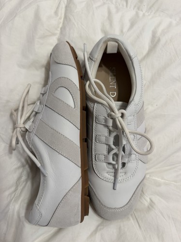 Women’s Silent D White Gray Lace-up Sneakers Size 8.5 - photo 2