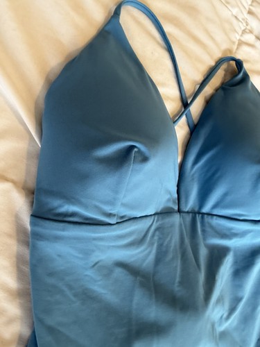 CALIA Women's Swim Triangle Strappy Back One Piece Size 12 - photo 3