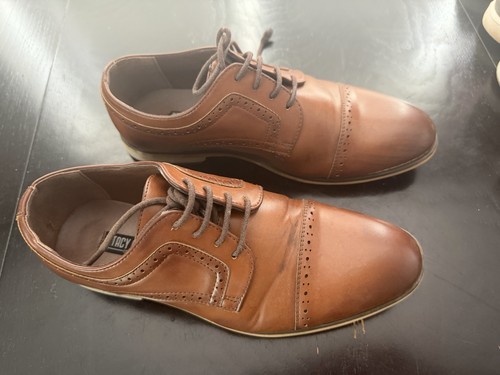 Stacy Adams Dickinson Kids Boys Size 5 M Oxford Cap Toe Cognac D - photo 4