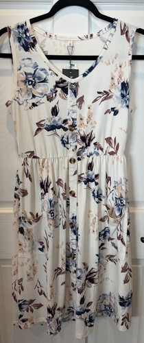 NWT MOLERANI Size Small Womens Floral Tank Dress
