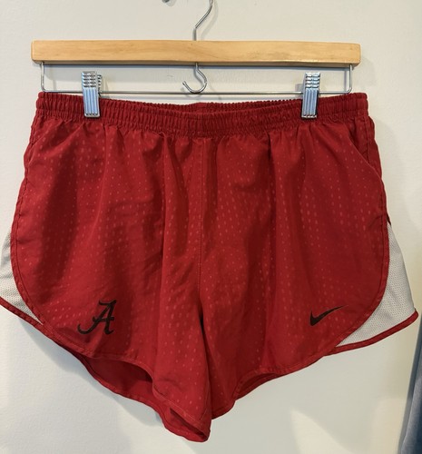 Nike DRI-FIT Womens Running Shorts Univ Alabama Roll Tide Med