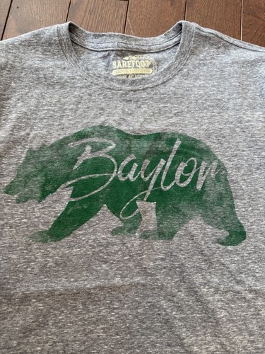 Men’s Cotton Blend T-shirt Barefoot Campus Outfitter Baylor Bear - photo 2