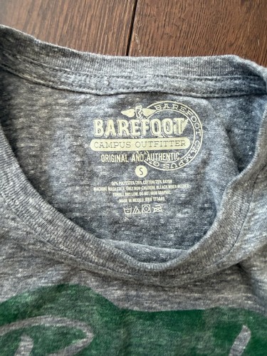 Men’s Cotton Blend T-shirt Barefoot Campus Outfitter Baylor Bear - photo 3