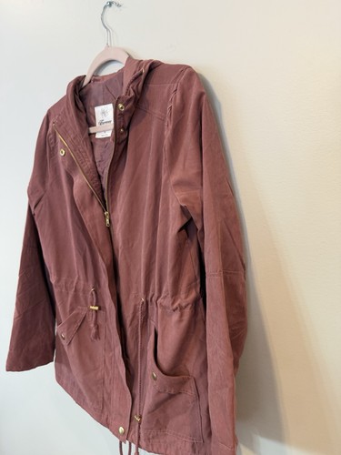Women’s Medium Cotton utility jacket, mauve/dusty rose Color - photo 4