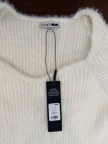 NWT Snow White Midi Sweater Dress Fitted Sheath Bodycon XL - photo 2