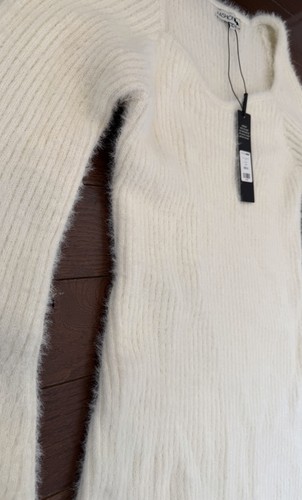 NWT Snow White Midi Sweater Dress Fitted Sheath Bodycon XL - photo 5