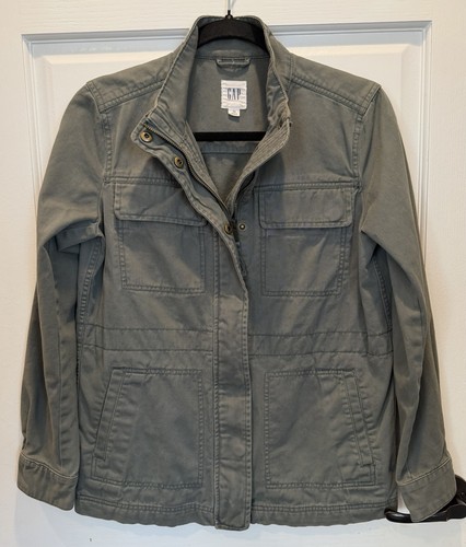 GAP 100% Cotton Utility Jacket XS Womens Military Green