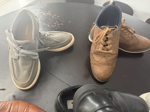 5 PAIR Lot Of Boys Shoes SIZE 5 - Hey DUDES, Dress, Boat Shoe - photo 4