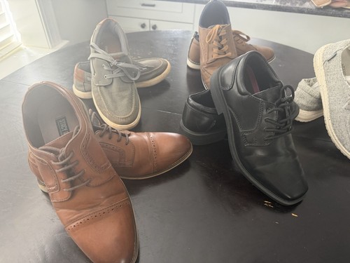 5 PAIR Lot Of Boys Shoes SIZE 5 - Hey DUDES, Dress, Boat Shoe - photo 5