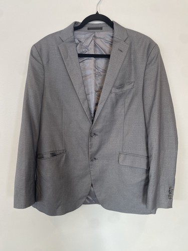 Kenneth Cole Reaction Blazer Techni-Cole 42 R Gray