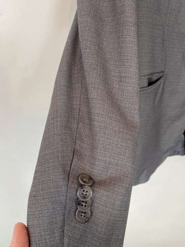 Kenneth Cole Reaction Blazer Techni-Cole 42 R Gray - photo 2