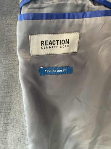 Kenneth Cole Reaction Blazer Techni-Cole 42 R Gray - photo 3