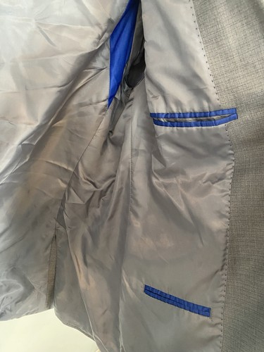 Kenneth Cole Reaction Blazer Techni-Cole 42 R Gray - photo 5
