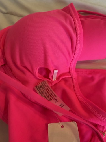 NWT YMI Womens Two Piece Swimsuit Size Medium Hot Pink Bikini - photo 4