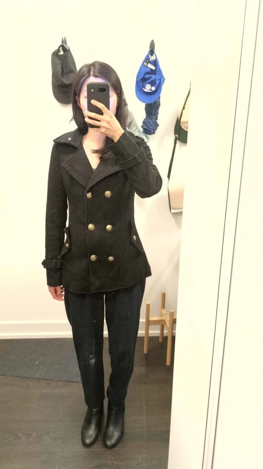 Women's peacoat size S - photo 2