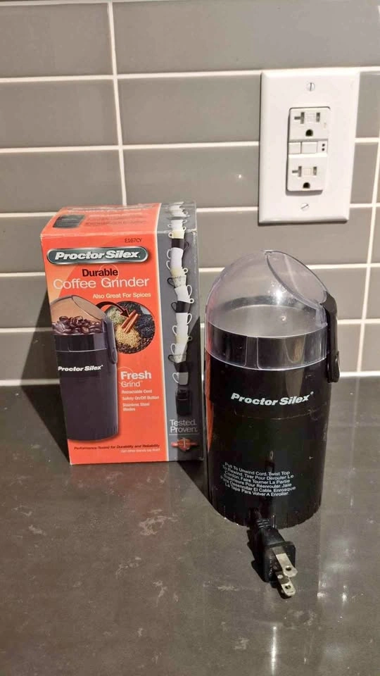 Proctor Silex coffee or spice electric grinder