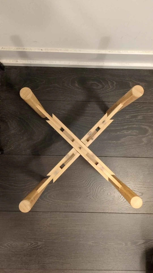 Adjustable bamboo plant stand - photo 2