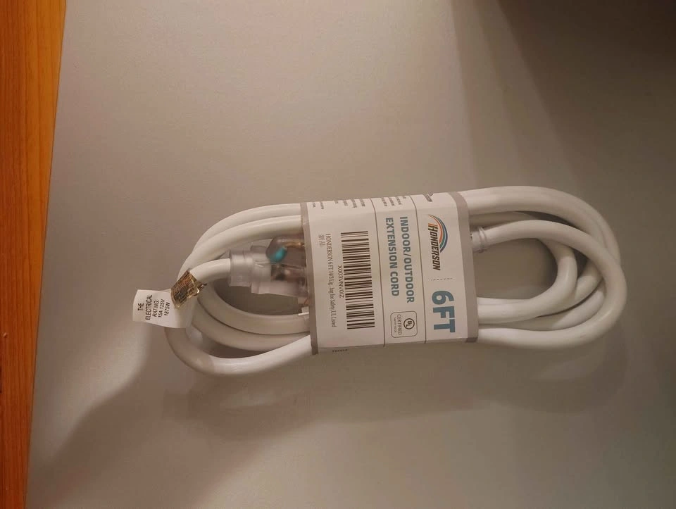 Honderson 6FT Heavy Duty Indoor/Outdoor Extension Cord (14/3 SJT - photo 2