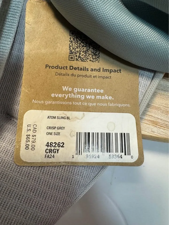 PATAGONIA ATOM SLING 8L BAG NEW WITH TAG - photo 2