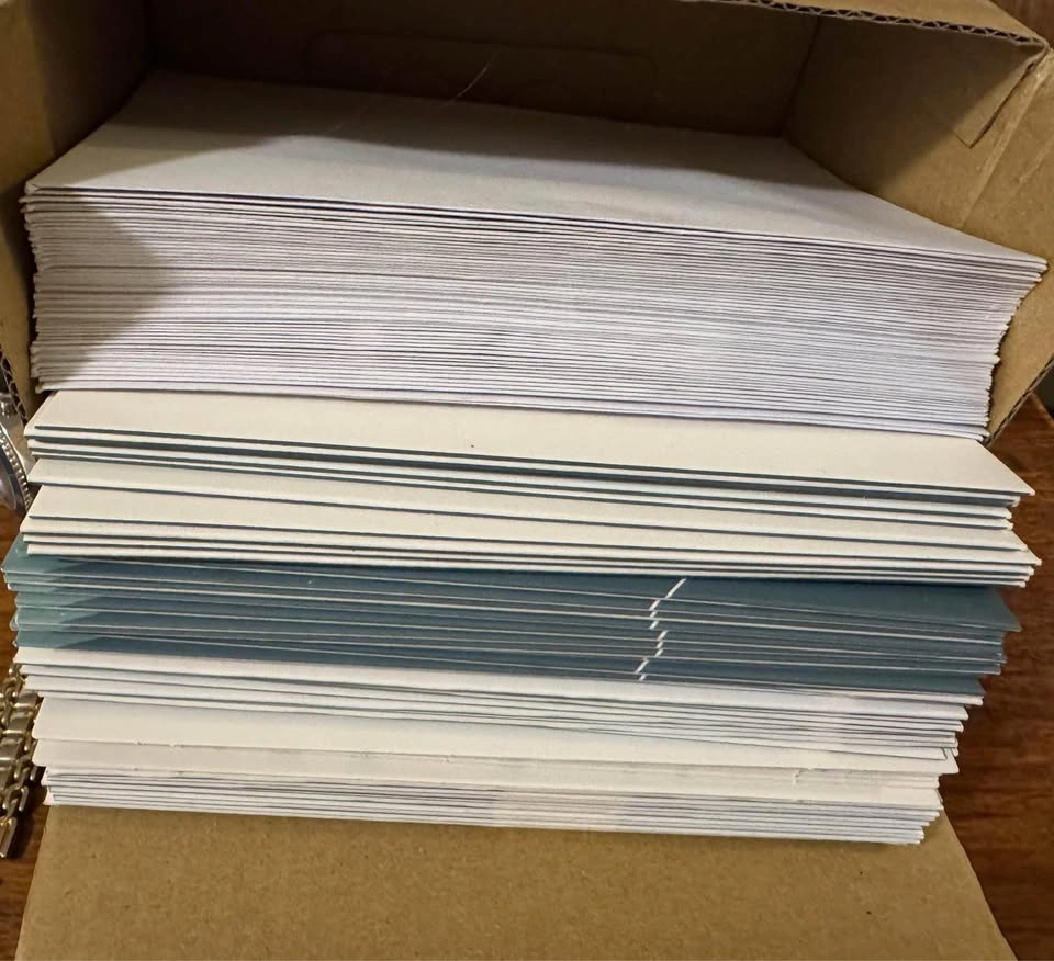 BRAND NEW 50 beautiful Sage colour thank cards with envelopes - photo 5