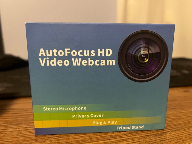 Brand New 2K 1440P Auto Focus Webcam – 30 FPS
