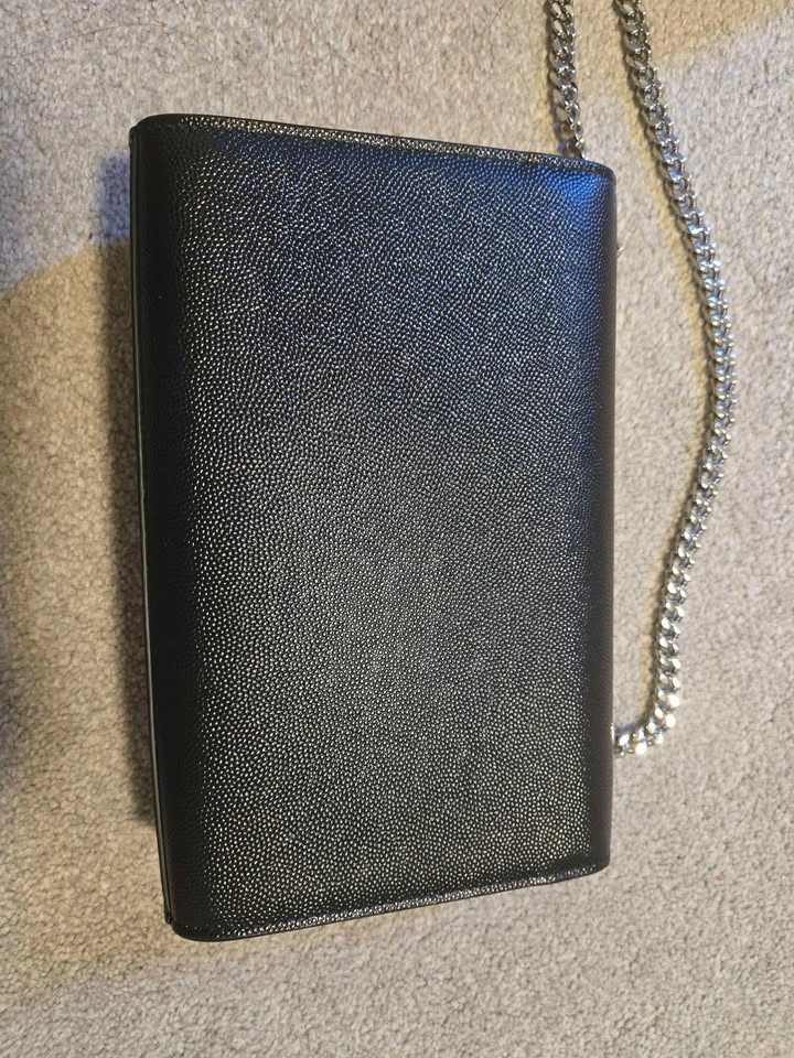 KATE SMALL IN GRAIN DE POUDRE EMBOSSED LEATHER BLACK - photo 3