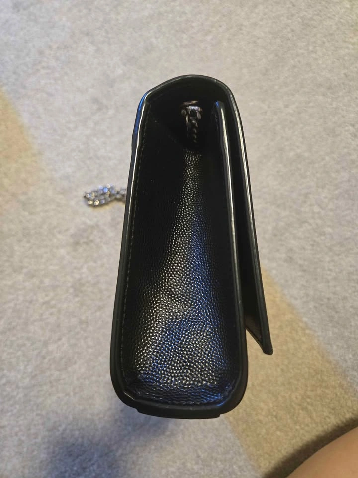 KATE SMALL IN GRAIN DE POUDRE EMBOSSED LEATHER BLACK - photo 4