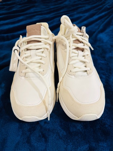 Clarks Coastlite Lo Leather Sneakers Mens Size US 8 M Off White - photo 3