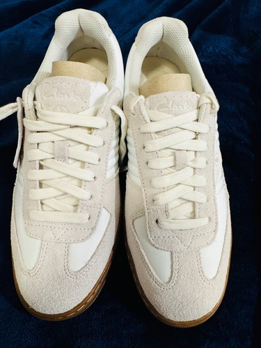 Clarks CraftRally Ace Men’s Sneakers Off White Suede Gum Sole