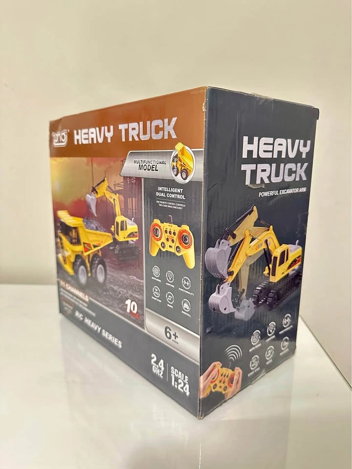RC Excavator and Dump Truck Toy Set - photo 2