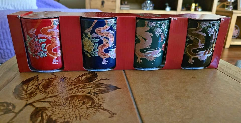 2025 Lunar New Year Decor Set of 4 Cups