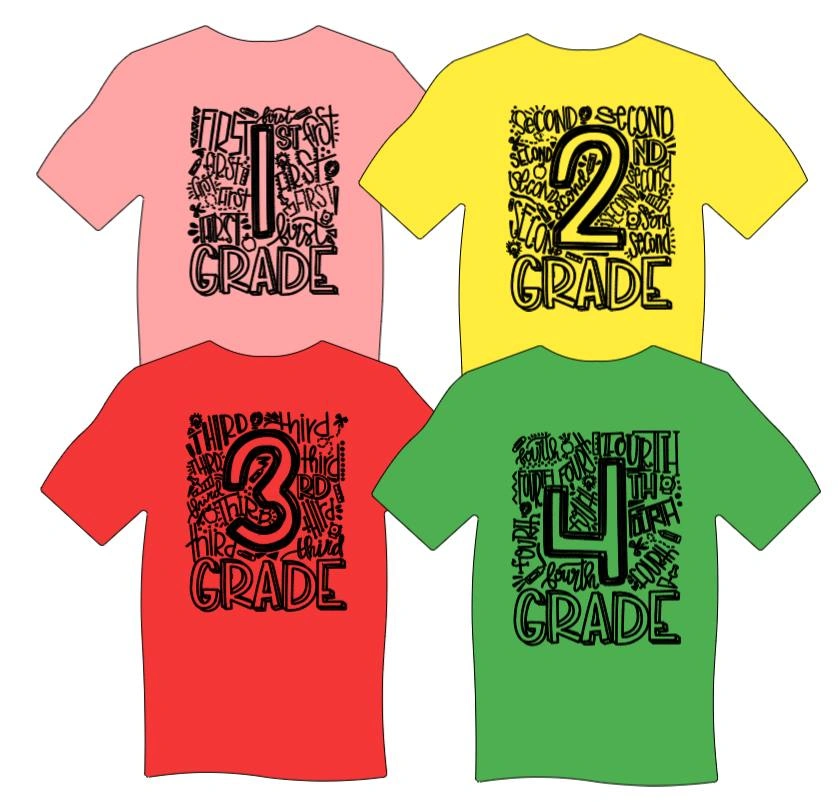 School Grade t-shirts - photo 5