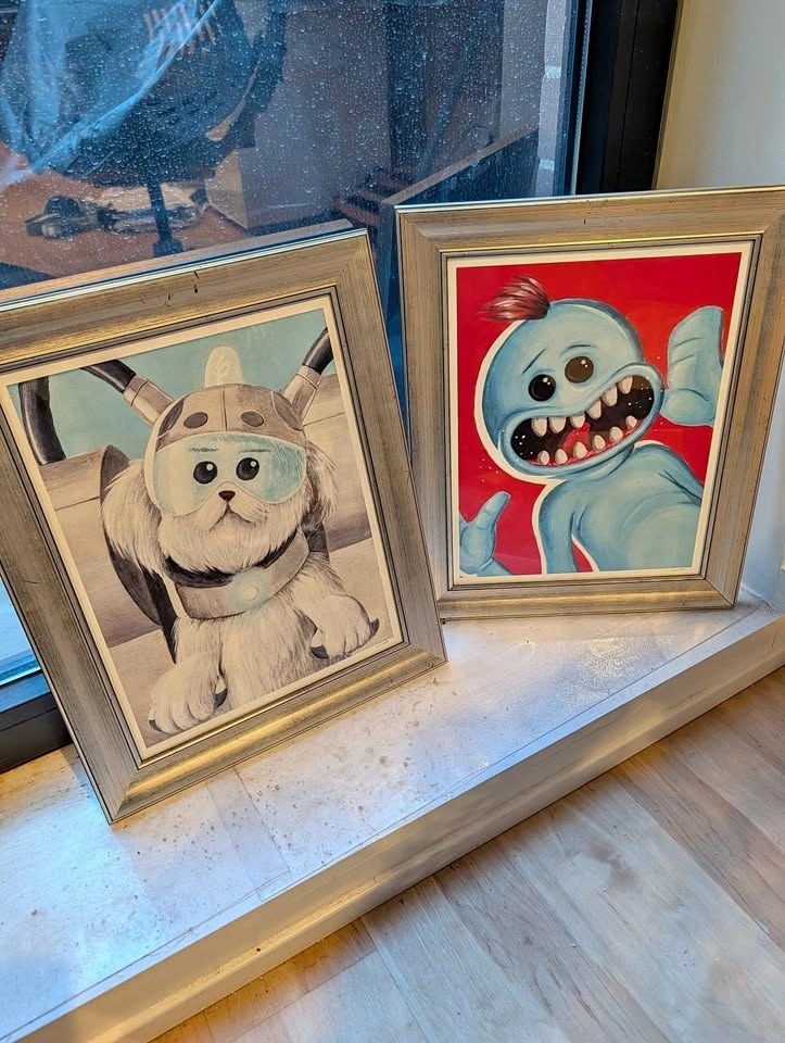 Rick and Morty framed art prints