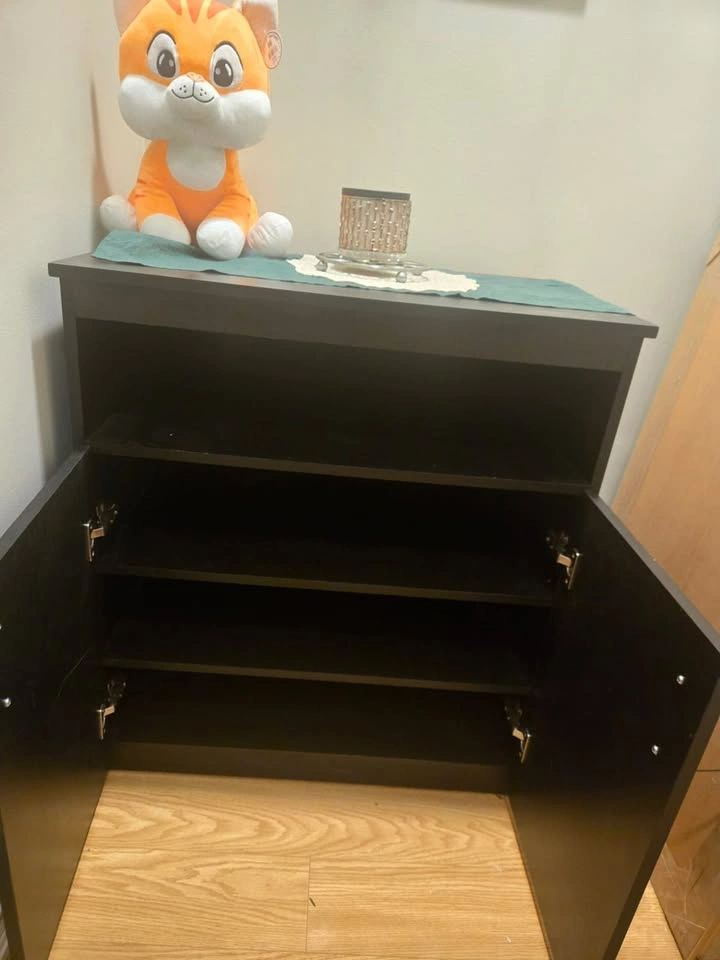 Black Wooden Cabinet: $60 or best offer - photo 2