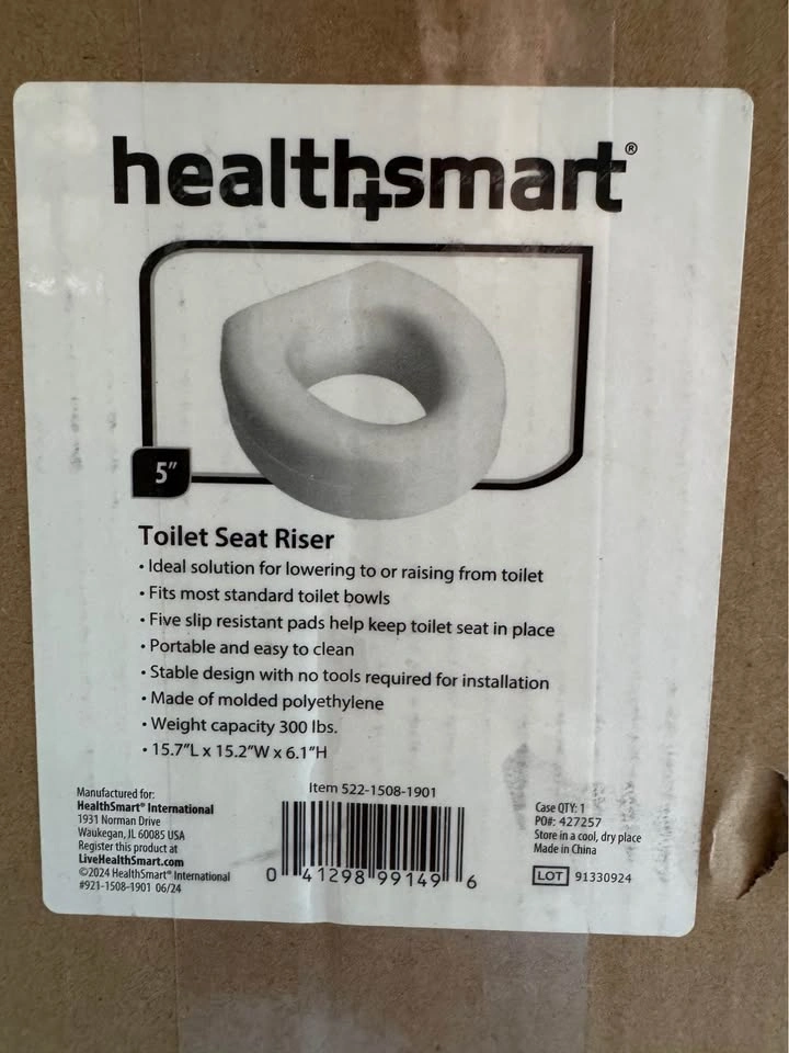 Brand New 5” Toilet Seat Riser - photo 3