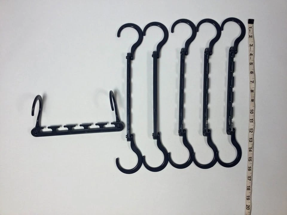 6 Pack Space Saving Hangers, Premium Smart Hanger