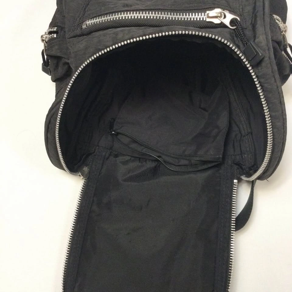 Vintage Mossimo Black Mini Backpack w Top Handle & Adjustable St - photo 4
