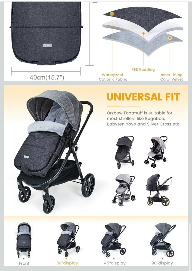 Winter/Spring Stroller Seat Cover - photo 2