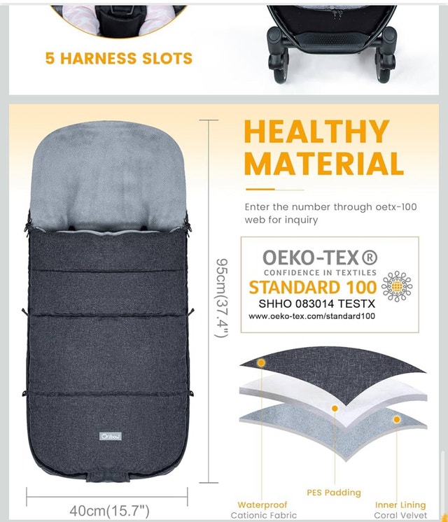 Winter/Spring Stroller Seat Cover - photo 4