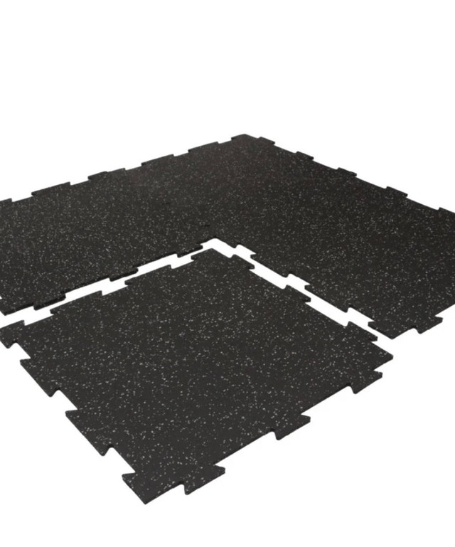 RESILIENT RUBBER GYM TILES 8 PACK FOR HOME USE - photo 3